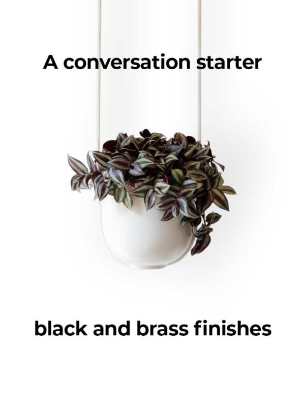 If you’re seeking a conversation starter, the Bolo Hanging & Ceiling Planter may be the ideal item