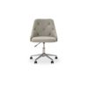 Selina Office Chair featuring a classic shape and sharp linen coloured fabric.