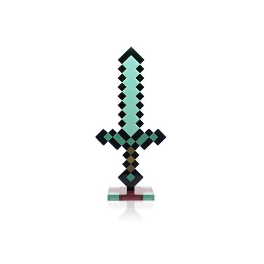 The Minecraft Diamond Sword Light is meticulously crafted to duplicate the authentic design of the Diamond Sword from Minecraft.