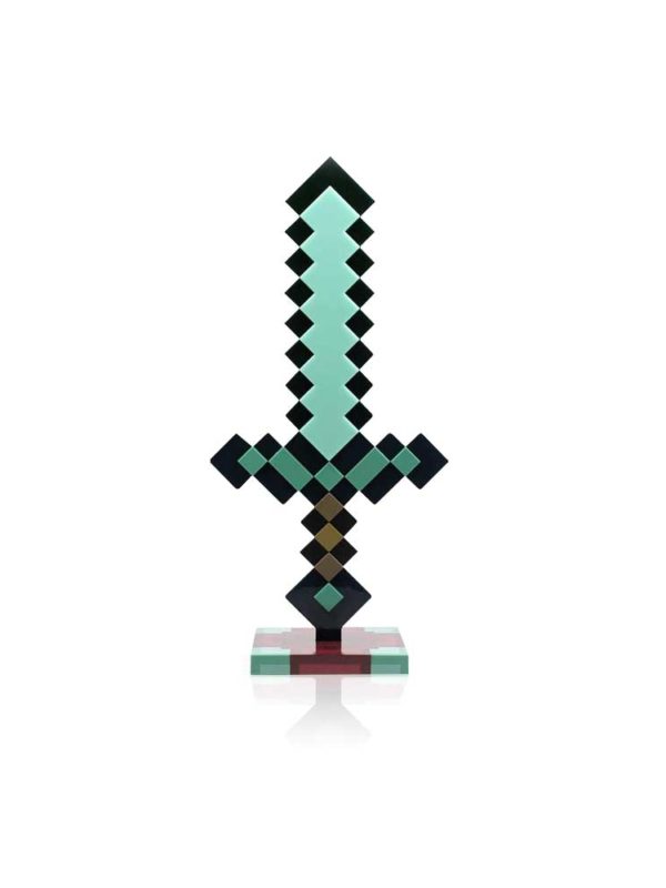 The Minecraft Diamond Sword Light is meticulously crafted to duplicate the authentic design of the Diamond Sword from Minecraft.