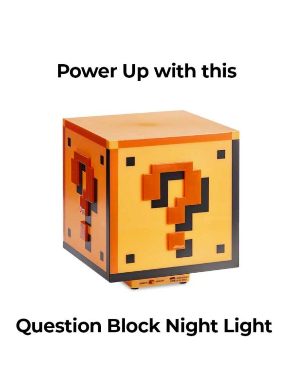 Level up your room with the Paladone Question Block Night Light