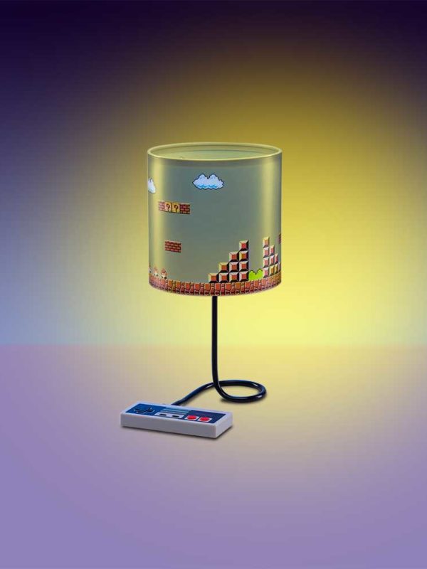 Level up your room with the Paladone Super Mario Bros Table Lamp with NES Console