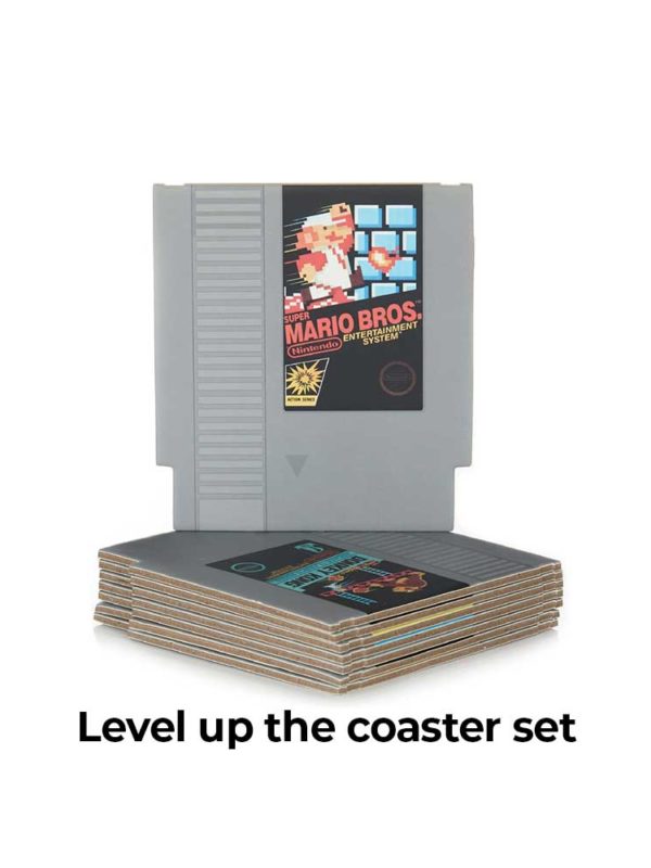 Get the game started with this Paladone NES Cartridge Coasters