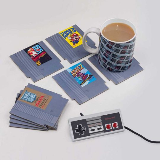 Get the game started with this Paladone NES Cartridge Coasters