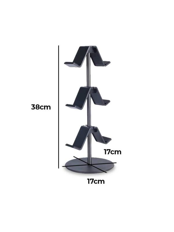 Worried about where to put your favourite game accessories? This Controller Stand will stack and organise your game controllers, headphones, switch, charging cables nicely.