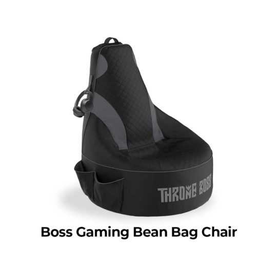 ever be more comfortable while gaming or chilling than with our Throne Boss Gaming Bean Bag Chair.