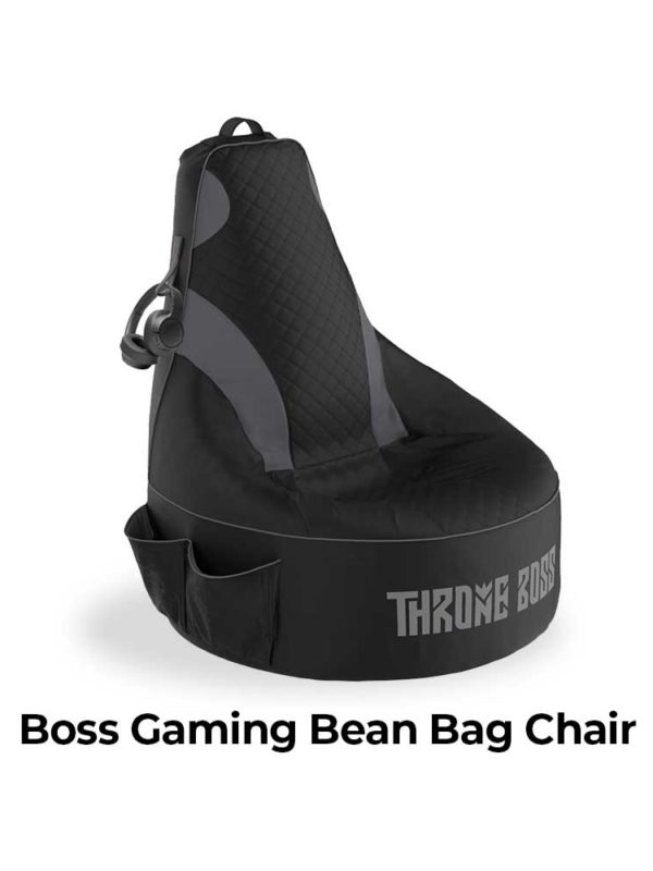 ever be more comfortable while gaming or chilling than with our Throne Boss Gaming Bean Bag Chair.