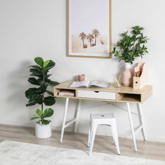 The Fillmore Desk is a minimalistic work station to add to your office space